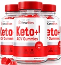 Rize Labs - Keto Bites ACV Gummies für Advanced Weight Loss, All Natural Apple Cider Essig Supplement (180 Gummies)