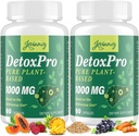 1000 MG Gentle Detox Cleanse, High-Potent, Gut Cleanse & Detox Kapseln für Frauen & Männer, natürliche Entgiftung, Colon, Leber, Antioxidans & Digestive Unterstützung, 120 Kapseln