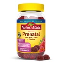Naturgemachte pränatale Gummie mit DHA und Folsäure, Pränatales Vitamin und Mineralergänzung für tägliche Ernährungsunterstützung, 60 Gummie, 30 Tage Versorgung