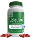 Gesundheit Thru Nutrition Ubiquinol 100mg 60 Softgels als Kaneka QH reduziert CoQ-10 | Stabilisiert - 3. Partei getestet | Verbesserte Bioverfügbarkeit | Cardiovascular & Mitochondria Function Support | Non-GMO