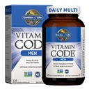 Garten des Lebens Vitamin-Code ganze Lebensmittel Multivitamin für Männer - 120 Kapseln, Vitamine für Männer, Obst und Gemüse Mischung und Probiotika für Energie, Herz, Prostata Gesundheit, Vegetarische Mens Multivitamine