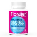 Florajen Women's Complete Triple-Action Prebiotic + Probiotic + Postbiotic for Digestive & Immune Support - Fast-Acting Relief von Constipation & Bloating - Glutenfrei - Vegan - Non-GMO - 30-Count