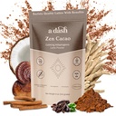 Ein Dash Zen Cacao Latte, Schokolade Pilz Kaffee Alternative Hergestellt mit Adaptogenen, Ashwagandha, & Cinnamon Root Extract, Pilz Hot Coco mit Keine Koffein (20 Servierungen)