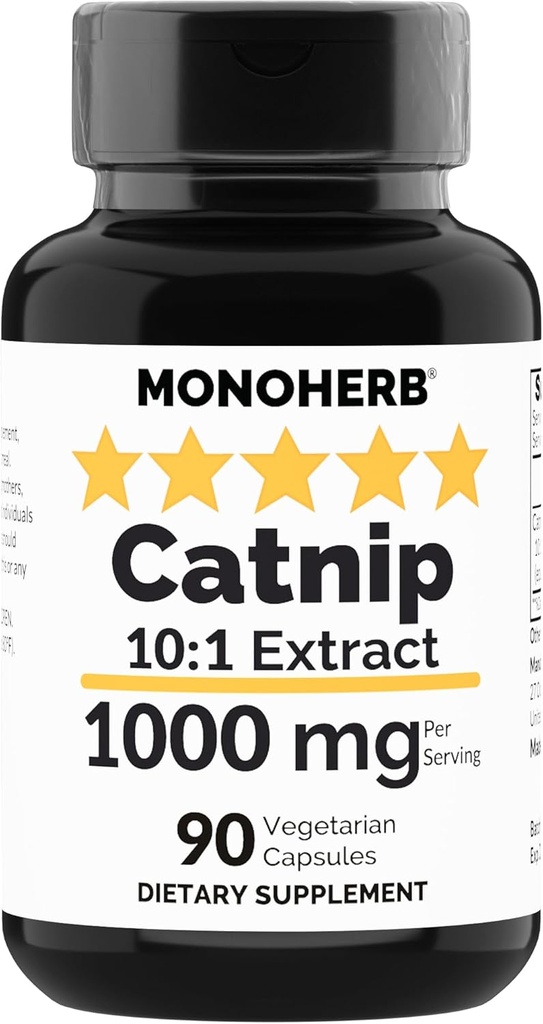 MONOHERB Catnip Extract 1000 mg - 90 Vegetarische Kapseln
