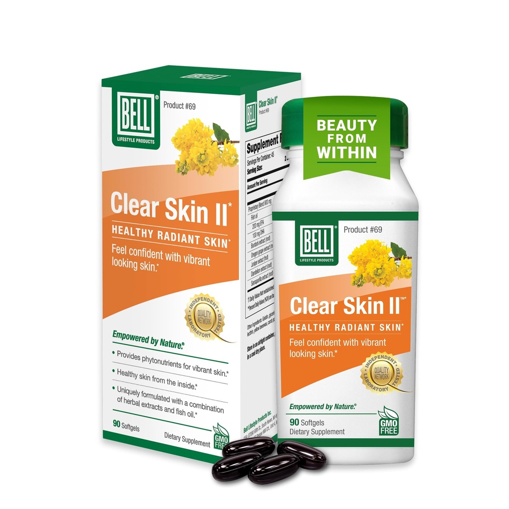 Bell Clear Skin Lifestyle Produkte | Werke aus dem Inneren durch Bereitstellung der Nährstoffe für gesünde benötigt, Vibrant Haut | Verkauft direkt vom Hersteller