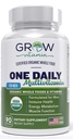 Eine tägliche Multivitamin für Männer - mit Vitaminen & Minerals + Bio- Ganze Lebensmittel, Nahrungsergänzungsmittel für Energie, allgemeine Gesundheit - Non-GMO - 90 Kapseln | 3 Monat Versorgung