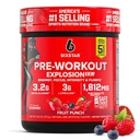 Six Star Pre-Workout Pulver für Männer und Frauen, Obst-Punch (30 Portionen) - Preworkout Explosion 2.0 Energy Powder Drink Mix mit Beta-Alanine & Koffein - Sporternährungsergänzung Produkte