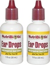 NutriBiotic Ohr Tropfen mit Grapefruit Seed Extrakt und Teebaumöl (Pack von 2), 1 Oz Jeder