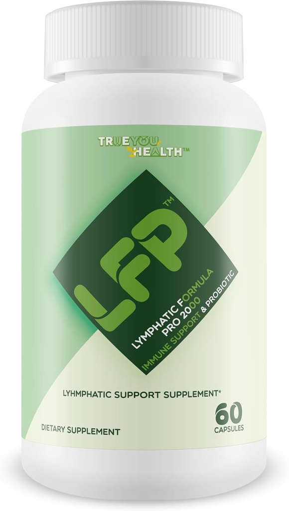 LFP - Lymphatic Formel Pro 2000 Immununterstützung & Probiotic - Lymphatic Support Supplement zur Förderung gesunder Immunsystem & Lymphatic Funktion - Aid Immune Response, Gut Health, & Gesamtgesundheit