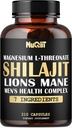 Magnesium mit Lions Mane, Shilajit Capsules und Male's Health Complex als Ashwagandha, Maca Root & More - 210 Kapseln