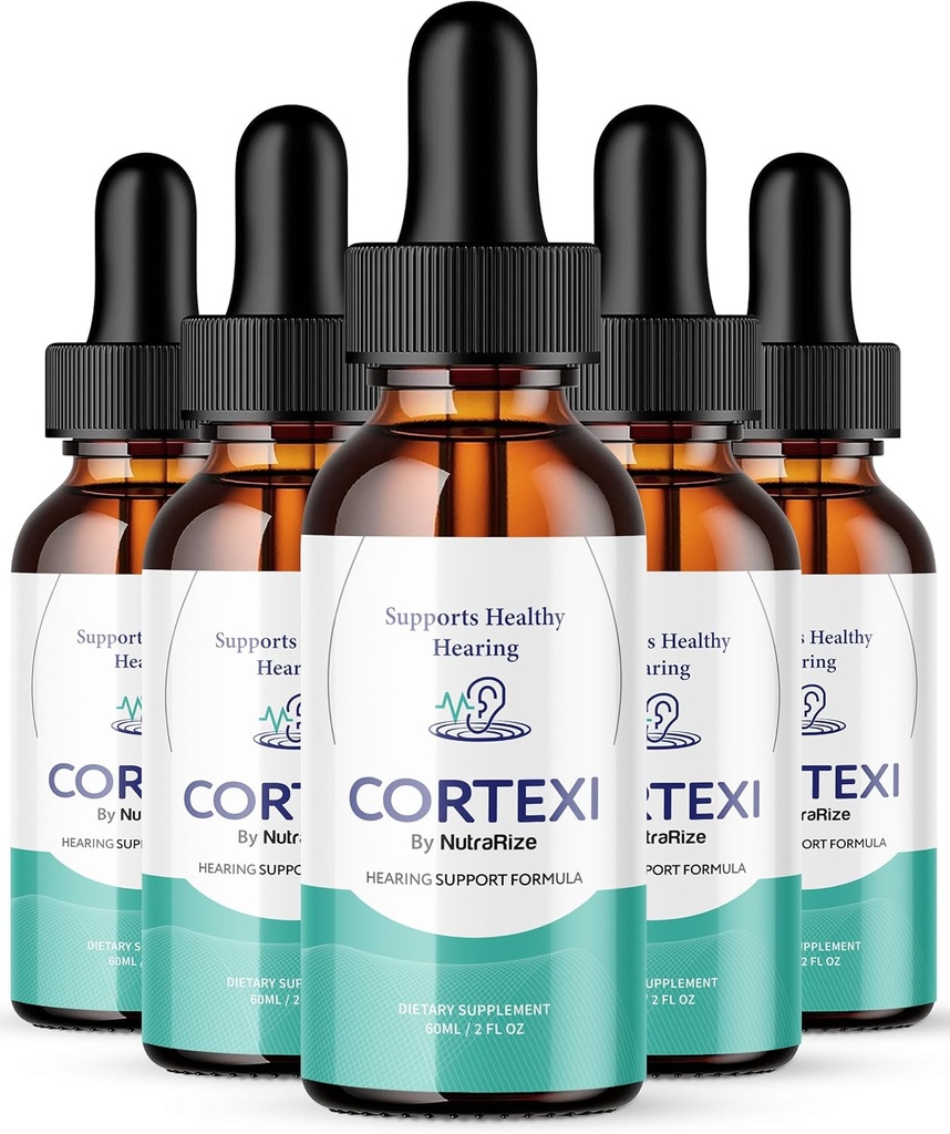 (5 Pack) Cortexi Drops, Cortexi Hörgerät Drops - Advanced Formula for Ear Health, Cortexin Drops, Cortexi 24, Supplement Drops Maximale Stärke, Cortexi Bewertungen (150 Portionen)