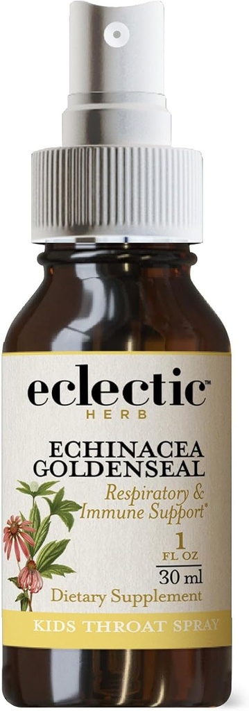 ECLECTIC INSTITUTE Kid's Echinacea - Goldenseal Throat Spray (Orange Flavor) 1 Unze