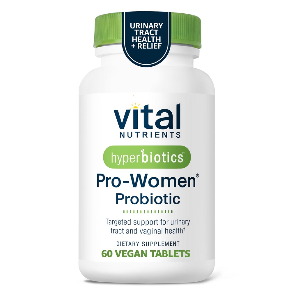 Hyperbiotics Vital Nährstoffe Pro Frauen Probiotika für Frauen | Vaginale Probiotika für PH Balance | Oral Probiotic for Vaginal Health and Urinary Tract Health | 6 Gezielte Strains | 60 Vegan Tablets