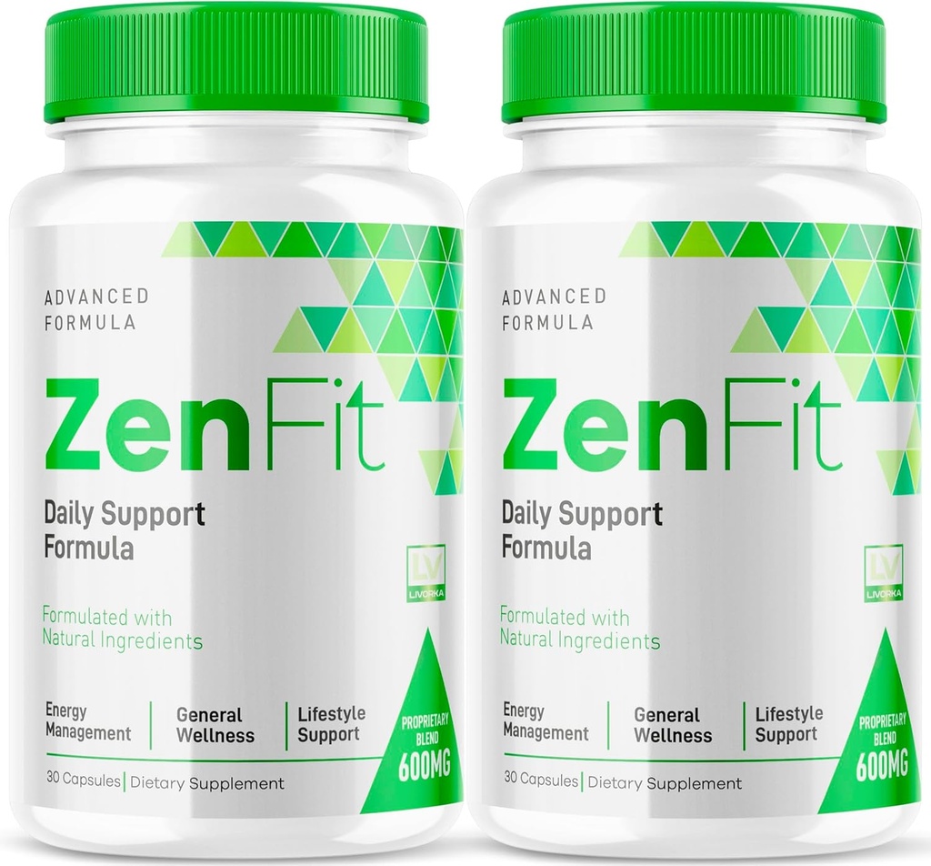 (2 Pack) Zenfit Kapseln, Zenfit Supplement, Zenfit Pillen, Zenfit Natural Supplements, ZenFit, Zenfit Advanced Formula, 60 Kapseln für 2 Monate