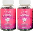 Joyce Giraud Ultimate Beauty Gummies, 60-Tage-Versorgung, unterstützt Haut Hydration & Gesunde Hautton, 180 Gummis