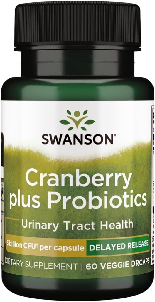 Swanson Cranberry Probiotic 5 Billion Cfu 60 Veg Kapseln