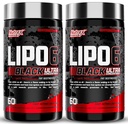 Nutrex Research Lipo-6 Black Ultra Concentrate Thermogenic Fat Burner Supplement, Gewicht-Verlust zu erhöhen, Energie &amp; Intensität Fokus 120 Diätpillen