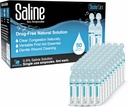 Saline Ampullen - Saline Lösung für Vernebler, Natriumchlorid 0.9%, Nasal Cleanse für Babys, Kinder, & Erwachsene, Sterile Nasal Care, Wound Cleansing - 50 Count (5ml Jeder)