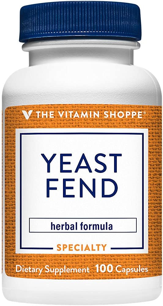 Das Vitamin Shoppe Hefe Fend, Kräuterformel für Damen, enthält Caprylsäure, Lactobacillus und Kräuter (100 Kapseln)
