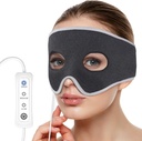 Sinus Druckentlastung Beheizte Maske Gesichtsheizkissen Entlasten Sinus Schmerzen, Sinusitis Behandlung, Kopfschmerzen, Nasenüberlastung, 3 Hitzeeinstellungen, Warmkompresstherapie, waschbar (nicht wiederaufladbar)