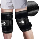 2 Ice Pack für Knie Schmerzlinderung, Wiederverwendbare Gele Ice Wrap für Verletzungen, Schwellung, Knieersatzchirurgie, Kaltkompresstherapie für Arthritis, Meniscus Tear und ACL, Schwarz