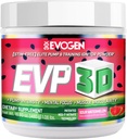 Evogen EVP 3D - Stim Free Pre Workout Pulver für Männer & Frauen | Sugar Free Non Stim Preworkout mit Beta Alanine und Kreatin für Energie & Pumpe | Sour Watermelon | 40 Servietten