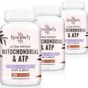 2326 MG Mitochondriale Ergänzungen mit ATP, Vitamine, CoQ10 & PQQ, Effektiver als Kreatin HMB & Nitric Oxide, Energie, Ausdauer, Stärke, Erholung & Muskel, Organisch, 360 Kapseln