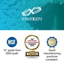 XYMOGEN Shaker Bottle 20 oz Protein und Pre-Workout Mixer Bottle BPA-Free Plastic Shaker für glatte Shakes Leak-Proof Gym Bottle für Protein Powder