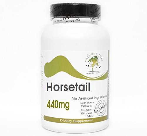 Pferdeschwanz 440mg ~ 200 Kapseln - Keine Zusatzstoffe ~ Naturetition Supplements