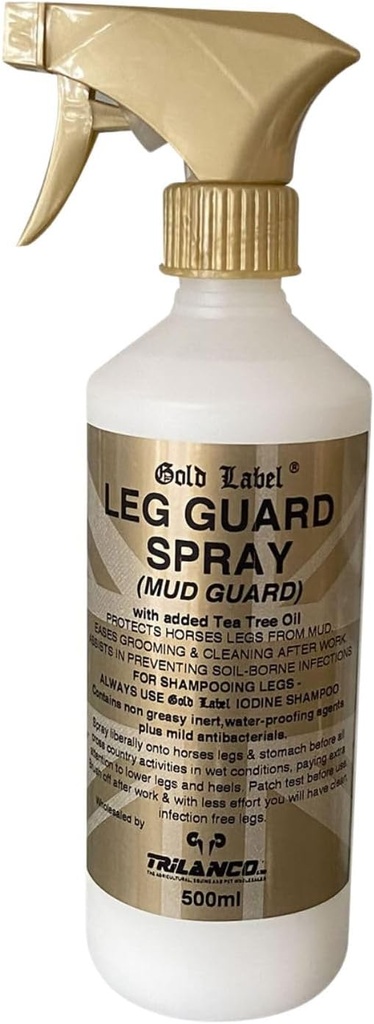 Leg Guard Spray, Für Pferde, Gold Label, verhindert Schlamm Verwandte Bedingungen, 500 ml Spray
