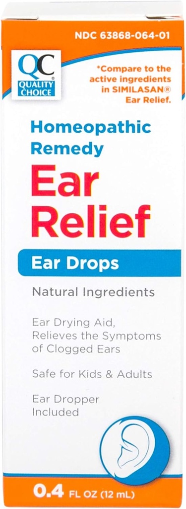 Qualität Wahl Homöopathische Ohr Relief Tropfen 0.4 FL oz (9)