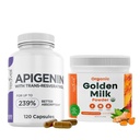 Der Schlaf wie ein Baby Bundle mit goldener Milch und Apigenin - Vegan Friendly, Non-GMO