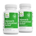 Terry Naturally Stomach & Intestinal Relief - Supplement to Aid Digestive Health & Intestinal Lining - Aids Against Occasional Digestive Discomfort to Soothe Stomach - 60 Capsules (2 Pack)