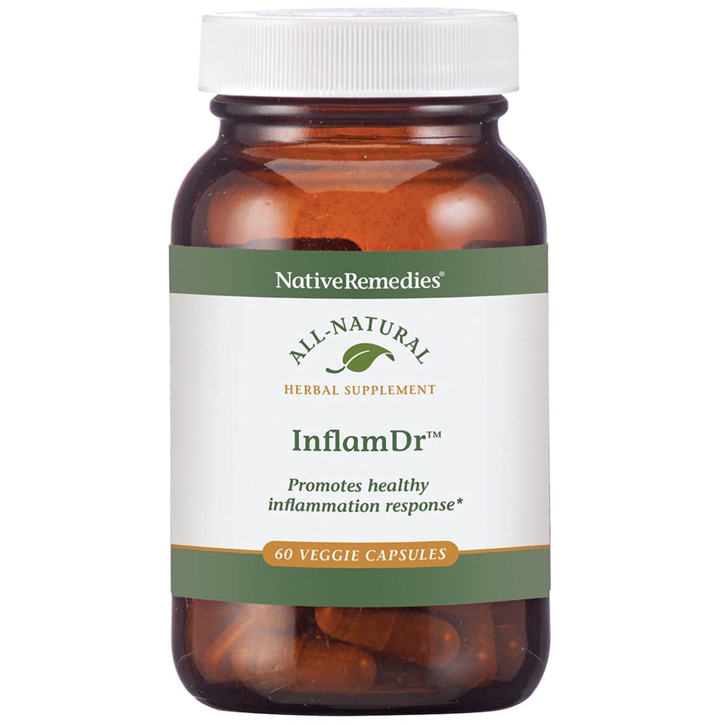 Native Heilmittel entzünden Dr. - Alle natürlichen Kräuterergänzung fördert gesunde Entzündungsreaktion - Hilft Oxidative Stress auf Zellen zu bekämpfen - 60 Veggie Caps