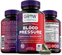 Vitamin Blutdruck-Formel-Supplement für Herz-Kreislauf- und Herzgesundheit mit Knoblauch, Hawthorn & Hibiscus - 90 Kapseln