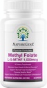 Methylfolat MTHRF Supplement - 1000 mcg Bioaktives Vitamin B9 (5-MTHF) - Unterstützt Schwangerschaft & Fetal Gesundheit - 60 Kapseln - Glutenfrei