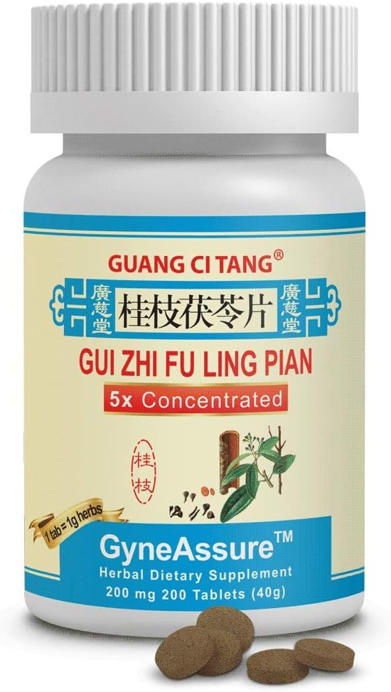 Guang Ci Tang - GUI Zhi Fu Ling Pian (GyneAssureTM) - 12 Flaschenpackung
