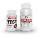 5% Ernährung 2-Stack | Leber & Organ Defender mit NAC + Test Booster | Leber, Nieren, & Herz Unterstützung + Testosteron, Muskelaufbau, Männliche Vitalität, Energie & Stamina