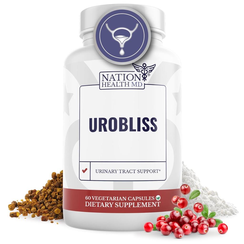 UroBliss Formel für Urinary Tract Support - D Mannose 1000mg Kapseln mit Cranberry Extract für Feminine Care und UTI-Gesundheit, 60 Kapseln