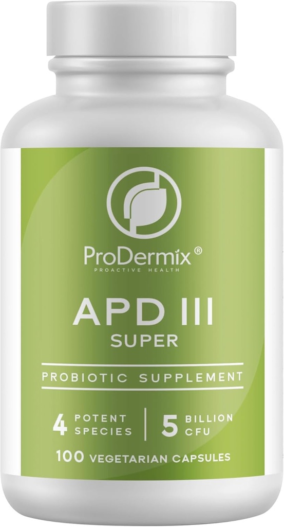 Kosher APD III Probiotische Beilage, unterstützt okziöse Beratung, Durchfall, Gas & Bloating, 5 Billion CFUs Wartung 100 Vegetarische Kapseln