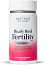 Best Nest Wellness Frauen Fruchtbarkeit - Daily Multivitamin für Schwangerschaftsunterstützung - Ergänzung mit methylierten Vitaminen Aids Empfängnis - Nahrungsergänzung mit Ashwagandha & Folate - 30 Tabletten