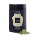 WelleCo Das Super Elixir Daily Greens Powder, Probiotic Drink Mix mit ganzer Nahrung, Glutenfrei, Vegan Gut Health Powder, Energie, Immunität, Gesunde Haut, Haar & Nails (300g, Unflavored) Jar