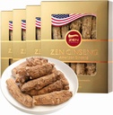 4 Boxen von Premium Large American Ginseng Root (4oz pro Box) - Non-GMO, Gluten Free Wisconsin Ginseng. Steigert Immunität, Energie & Stamina für Mann & Frauen