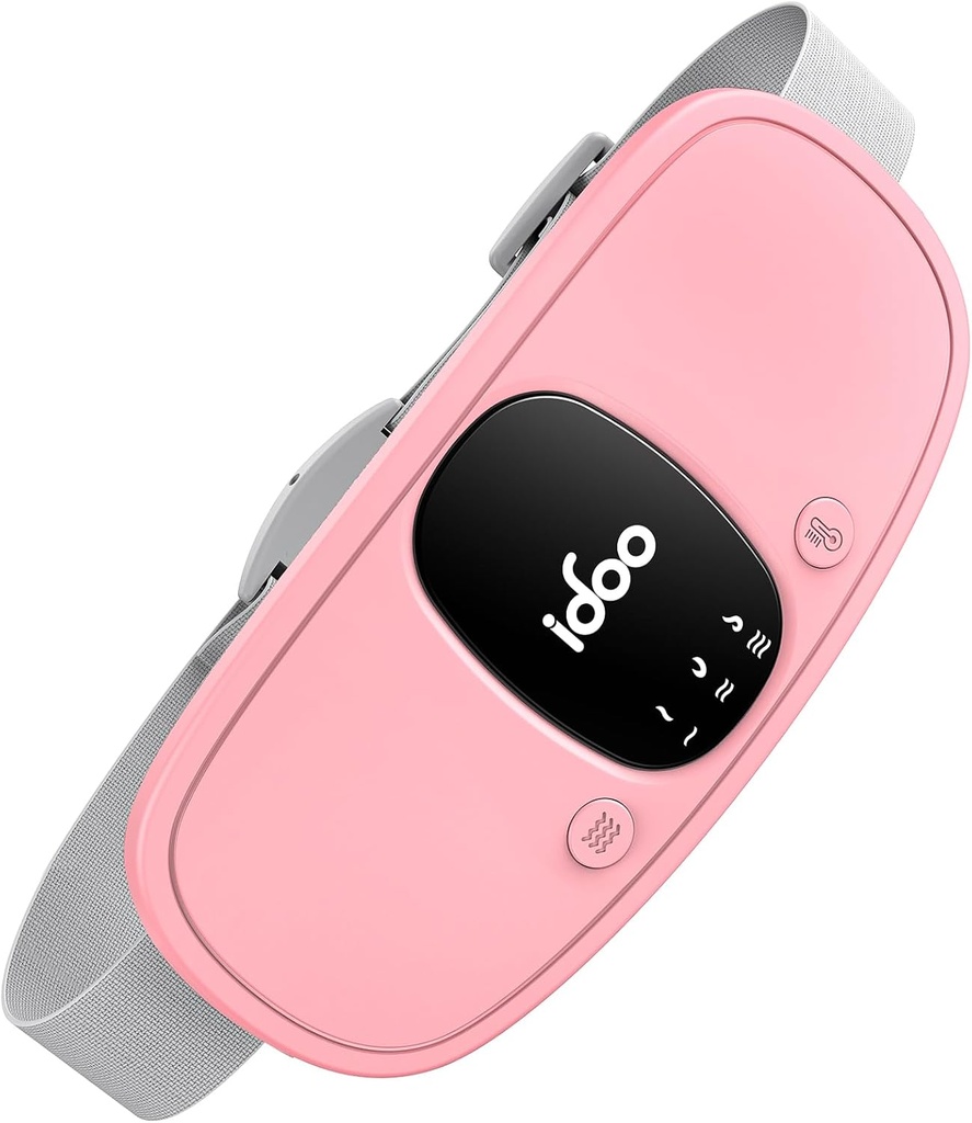 iDOO Heizkissen für Periodenkramps, FSA Eligible Items, Weihnachtsgeschenke für Frauen Mädchen, Tragbare Heizkissen, Cordless Back Belly Wärmekissen für Menstruationskramps Relief, Period Heizgürtel, Pink