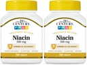 21st Century Niacin 500 mg verlängerte Freisetzung Tabletten, 100 Count (27474) (Pack von 2)