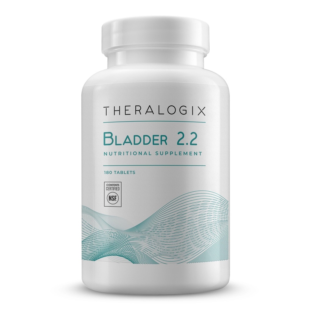 Theralogix Bladder 2.2 Multivitamin & Multimineral Supplement - 90-Day Supply - Bladder Support Supplement für Männer und Frauen - Vitamine A, C, D, E, Zink & Mehr - NSF zertifiziert - 180 Tabletten