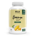 Bella All Natural Omega 3 6 9 mit Knoblauch Öl - 200 Softgels